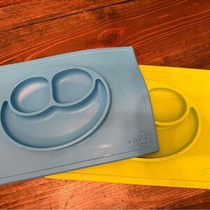 EZPZ Silicone Suction Placemat - Blue & Yellow